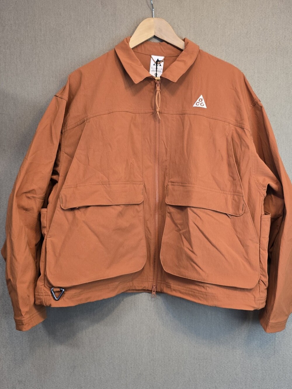 Nike ACG Men's Rust Orange Lightweight Utility Jacket